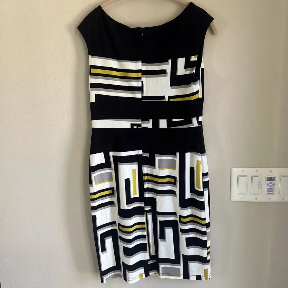 Joseph Ribkoff Geometric Dress - Picture 5 of 8